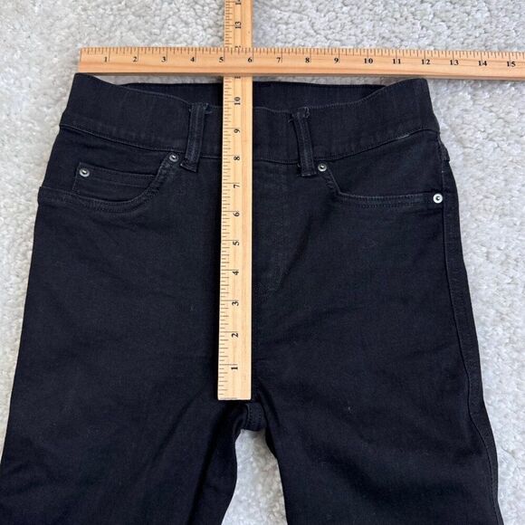 Spanx Pull On Stretch Flare Jeans Black XS - Picture 8 of 12
